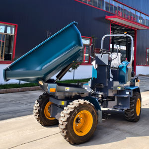 मुफ्त शिपिंग कूप डीजल इंजन मिनी डंप ट्रक 4x4 पहियों के साथ बड़ी क्षमता बकेट 3 टन फ्रंट लोडर - Product Image 6