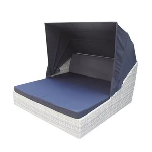 سرير نهاري ممتاز عالي الجودة لحديقة حمام سباحة فاخر مع تصميم مقاوم للماء - Product Image 1