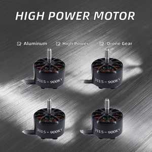 มอเตอร์ไร้แปรงถ่านอลูมิเนียมอัลลอยด์กำลังสูง 3115-900KV สำหรับเครื่องบินจำลองปีกตรึง และโดรน RC จำลอง 3 มิติที่ใช้ร่วมกันได้ ใช้แทน - Product Image 4