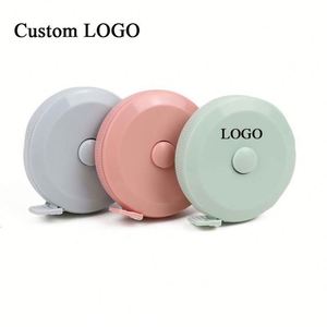 Mètre ruban de couture double face en plastique de 60 pouces avec bouton-poussoir rétractable, cadeau promotionnel pour les églises - Product Image 6