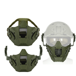 Shero Skeleton Half Full TPE <strong>Tactical</strong> Helmet <strong>Mask</strong> - Product Image 4