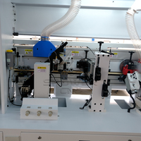 Máquinas para Fabricación de Muebles, Máquina Automática CNC para Enchapar Cantos de Madera y PVC, Enchapadora de Cantos Recíproca Doble con Láser