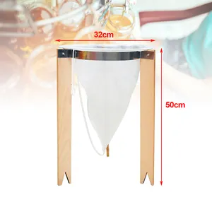 Wooden Honey Filtering Stand For Conical Filter Beekeeping