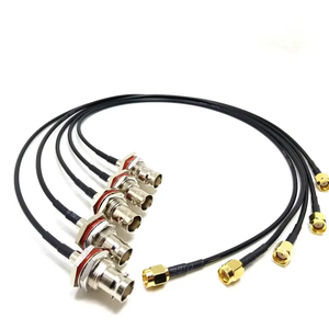 RF coaxial RP SMA macho a BNC hembra adaptador <span class=keywords><strong>de</strong></span> mamparo <span class=keywords><strong>antena</strong></span> pigtail RG174 RG58 <span class=keywords><strong>cable</strong></span> <span class=keywords><strong>de</strong></span> extensión - Product Image 2