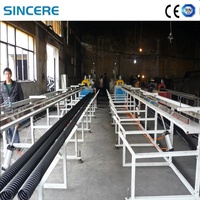 Máquina para Fabricar Tubos Espirales de PE Reforzado con Carbono, Línea de Producción de Ductos Ópticos Corrugados