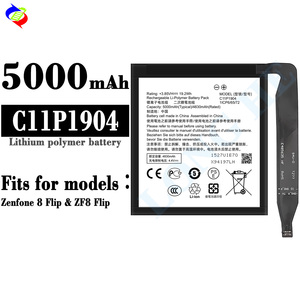 แบตเตอรี่ลิเธียมโพลิเมอร์แท้รุ่น C11P1904 สำหรับ ASUS <span class=keywords><strong>ZenFone</strong></span> 7 ZS670KS I002D <span class=keywords><strong>8</strong></span> <span class=keywords><strong>Flip</strong></span> / ZF8 <span class=keywords><strong>Flip</strong></span> - Product Image 2