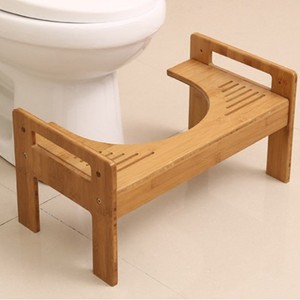 Taburete de bambú para niños SB-947, reposapiés multifuncional para el entrenamiento de ir al baño - Product Image 1