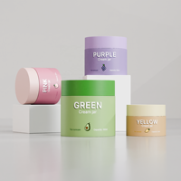 Runxuan PP Plastique 50g Crème Pour Le Visage Lotion Pot Mat 100g Cheveux Masque Conteneur 20g Lèvres Film Masque Pot 30g Yeux Crème Bouteille avec Bouchon
