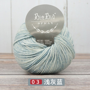 Hilo de lana Merino 100%, longitud de 50g, patrón teñido a mano, bufanda, chaqueta, jersey para tejer - Product Image 6