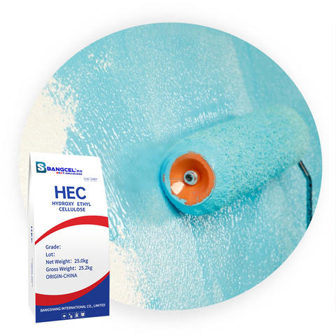 Premium High Viscosity HEC Thickener Hydroxyethyl Cellulose for Enhanced Water Based Latex Paint Stability and Flow HEC