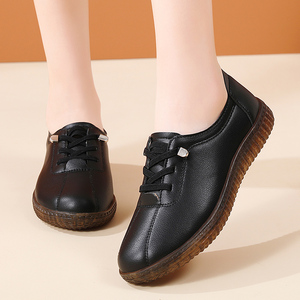 Mocasines planos informales de Invierno para mujer, zapatos cálidos sin cordones para otoño, verano, Primavera, para mamás, zapatos planos de mujer con punta a la moda - Product Image 4