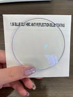 Vente chaude RX Lab 1.56 Blue Block Light Lentille Optique Anti-Réflexion Revêtement Bleu SV Lentilles Lunettes