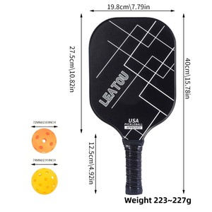 Fiberglass Pickleball Paddles Set with Pickleball Bag and Balls Complete Pickleball Equipments for Training - Product Image 3