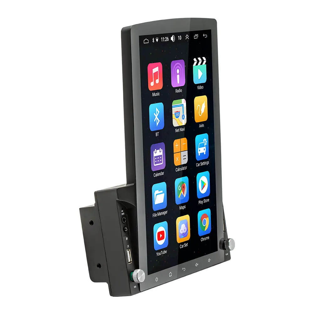 2Din 10.1 بوصة HD كامل اللمس شاشة مشغل أسطوانات للسيارة لاعب راديو الصوت GPS WIFI الكمبيوتر اكسسوارات السيارات 12V
