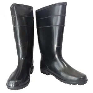 Botas de goma antideslizantes para el trabajo, calzado de seguridad resistente al agua y al agua, con ácido alcalino, peso ligero