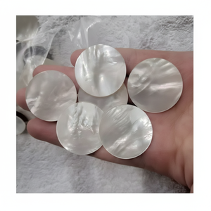 Pièces MOP pour artisanat naturel Coquillage prédécoupé Taille 38mm X 25mm X 1.5mm: dalle de nacre blanche, jaune, noire. - Product Image 1