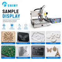 Mini Router CNC 3040 de 4 Ejes con Rotatorio para Grabado de Madera, Aluminio y Jade