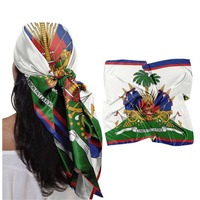 Bandeau de sport confortable et respirant en satin, motif drapeau national, disponible en trois tailles, idéal pour la Coupe du Monde