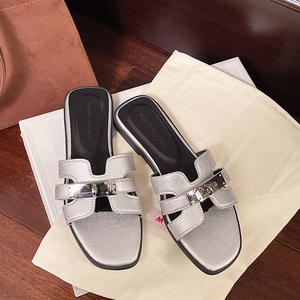 Sandalias de Cuero Genuino Multifuncionales de Estilo Americano para Mujer, Cómodas y Duraderas, Estilo Playa de Verano - Product Image 6