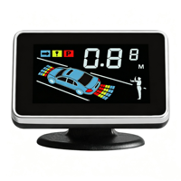Kit de capteurs de stationnement étanches pour voiture, directement de l'usine, radar de recul à 8 sondes avec écran LCD et avertisseur sonore