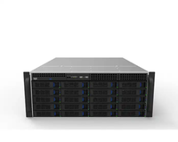 Baie de disque dur SATA/SAS 6G à échange à chaud 20 baies, serveur de stockage 4U, châssis avec facteur de forme ATX, ventilateur horizontal en plastique, en stock