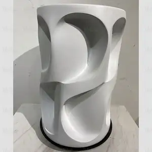 3D 인쇄 사용자 정의 현대 바닥 장식 유리 섬유 수지 동상 예술 조각 의자