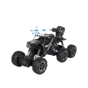 2.4GHz 1/8 Scale 6x6 Rock Crawler Climbing Remote Control Car Water Bomb Launch 6 Wheels Off-Road RC Car