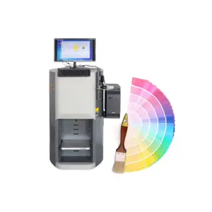 Computer paint mixing machine with software and color database