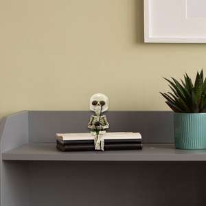 Petit ornement de crâne en résine pour étang jardin bonsaï décor paysage accessoire décoratif - Product Image 6