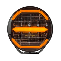 Feux de route LED certifiés ECE R148 R149 9 pouces 240W avec feux de position dynamiques blancs et ambrés pour accessoires Volvo Fh4 Scania