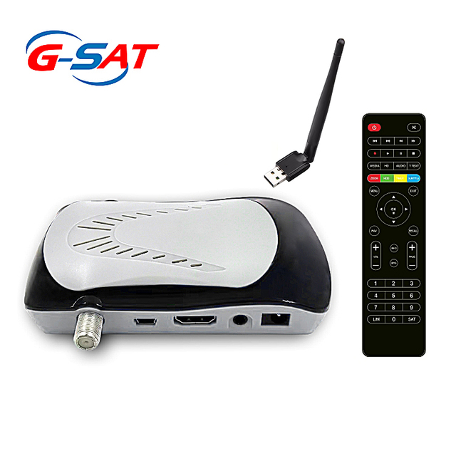 DVB-S2 IP TV Box H.264 Mini HD Receiver 1080P Satellite WiFi Dongle Multi-Language FTA STB Good Price Set-Top Box