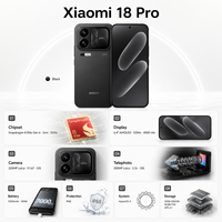 2026 Xiao Mi 18 Pro 5G Baru Baterai Besar 7000mAh Pengisian Daya 100W Leica NFC Ponsel Android