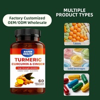 Capsules de Suppléments à Base de Curcuma à Marque Blanche OEM/ODM - Soutien Immunitaire Naturel et Gestion de l'Énergie pour Adultes