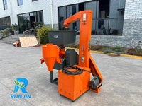 Décortiqueuse de riz combinée et batteuse, machine de décorticage de riz portable, décortiqueuse de céréales avec tamis vibrant