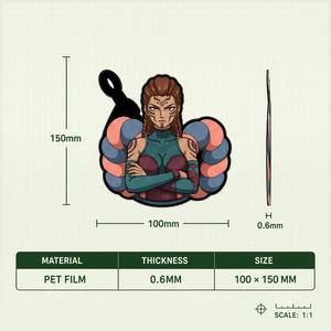 สติกเกอร์ลายการ์ตูนวันพีซ สติกเกอร์อนิเมะแบบเปลี่ยนได้ สติกเกอร์เลนติกูลาร์ 3 มิติ สำหรับรถยนต์ ตู้เย็น แล็ปท็อป - Product Image 3
