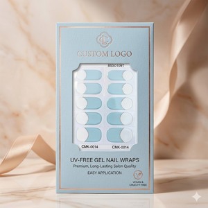 Envolturas de Uñas de Gel Veganas, Libres de Crueldad Animal y UV, Colección Premium de Otoño, No Requiere Lámpara, Tiras de Esmalte de Gel No Tóxicas, Venta al Por Mayor - Product Image 1