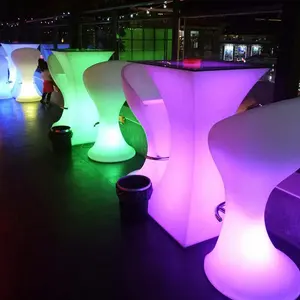 Éclairage led de comptoir rond rechargeable, pour discothèque, KTV, bar d'extérieur, avec 16 couleurs pour jeune date