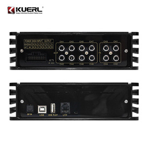 Kuerl หน่วยประมวลผลเครื่องเสียงรถยนต์ DSP K-480ประมวลผลเสียงดิจิตอล4แชนเนลสำหรับรถยนต์12V แบบสากล - Product Image 2