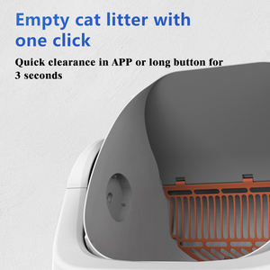 Lettiera Automatica per Animali Domestici, Controllabile tramite App, Autopulente, Ecologica, Facile da Pulire, Capacità 65 Litri, in ABS - Product Image 6