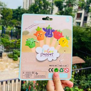 Unisex mẫu giáo Kể Chuyện trẻ sơ sinh ngón tay con rối Búp bê đồ chơi trẻ em giáo dục mầm non Thiết kế động vật bằng nhựa <span class=keywords><strong>5</strong></span> gói - Product Image 3