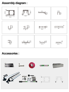 ประตูบานเลื่อนแบบซ่อนในผนัง โครงอะลูมิเนียม ดีไซน์บางเฉียบ พร้อมแผงไม้บานเลื่อนแบบพับได้ - Product Image 4