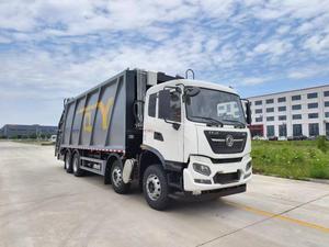 Dongfeng รถเก็บขยะดีเซล8X4 Tianlong 30m ³ สูงพิเศษ30ตันผลิตใหม่สำหรับการก่อสร้างเก็บขยะ - Product Image 5
