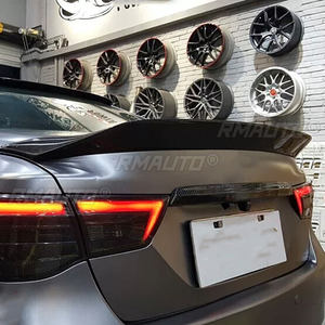 Alerón Trasero Estilo K de Fibra de Carbono/FRP Brillante para Toyota Mark X REIZ, Años 2010, 2011, 2012, 2013, 2014, 2015, 2016, 2017, Accesorios - Product Image 5