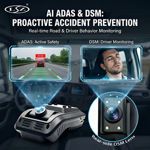 Cámara para Vehículos AM09-4C con IA - ADAS DMS BSD, Lente Dual 1080P, 4G, GPS y WiFi para la Seguridad de la Flota y los Conductores - Product Image 3