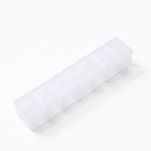 กล่องใส่ยาพลาสติกแบบพกพา 7 วัน 7 ช่อง ขายส่ง - Product Image 3