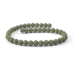Natuurlijke Vulkanische Rots Ronde Kralen Kleurrijke Lavasteen Etherische Olie Diffuser Losse Kralen Voor Handgemaakte Sieraden Maken Cadeau - Product Image 4