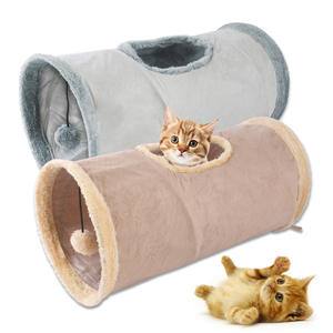 <span class=keywords><strong>Tunnel</strong></span> pieghevole per gatti al coperto per gatti cuccioli di conigli produttore all'ingrosso animali domestici movimento interattivo giocattoli di addestramento per nascondere inseguimento - Product Image 1