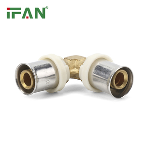 Raccords de presse en laiton IFAN 16 18 <span class=keywords><strong>20</strong></span> 25 26 32mm <span class=keywords><strong>Raccord</strong></span> PEX Al Raccords de presse composites multicouches - Product Image 2