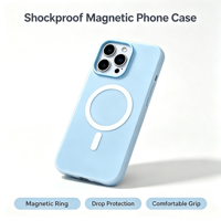 Coque de téléphone antichoc 2-en-1 couleur unie mate à prix d'usine avec protection magnétique pour iPhone 11 12 13 14 15 16 17 18 Pro Max