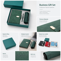 Coffret Cadeau Stylo Carnet Parapluie Pliant – Cadeaux Promotionnels d'Entreprise avec Logo – Ensemble pour Cadeaux d'Entreprise en Gros